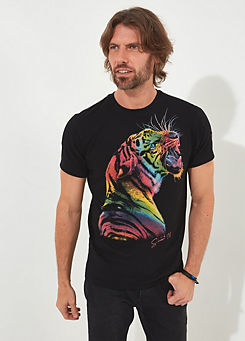 Rainbow Tiger T-Shirt by Joe Browns