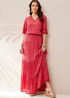 Raspberry Maxi Dress by Together