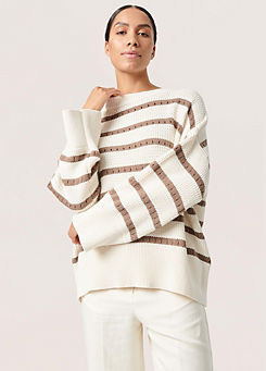 Ravalina Stripes Casual Fit Pullover by Soaked in Luxury