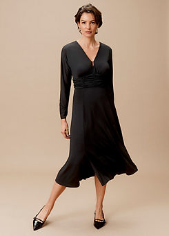 Ray Ruched Dress by Monsoon