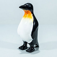 Recycled Aluminium Emperor Penguin 12cm by Tilnar Art
