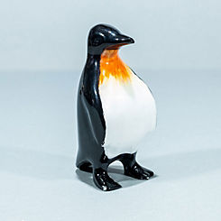 Recycled Aluminium Emperor Penguin Large 12cm by Tilnar Art