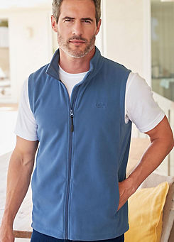 Recycled Microfleece Gilet by Cotton Traders