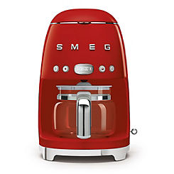 Red Retro Style Drip Coffee Machine - DCF02RDUK by SMEG
