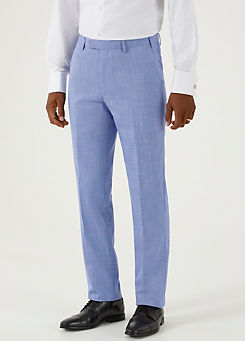 Redding Blue Tailored Fit Suit Trousers by Skopes
