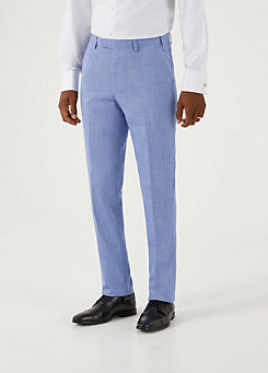 Redding Blue Tapered Fit Suit Trousers by Skopes