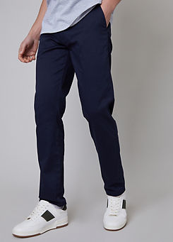 Regular Fit Chino Trousers by Threadbare