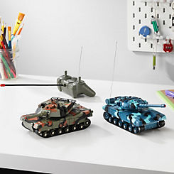 Remote Control Battle Tanks Twin Pack Including Sound Effects by RED5