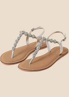 Reno Sparkle Diamante Sandals by Accessorize