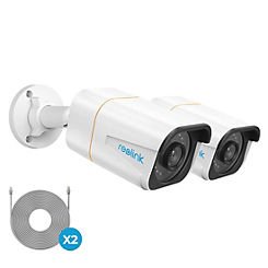 Reolink 10MP Add-on PoE Bullet Camera with 18M Network Cable - 2Pack