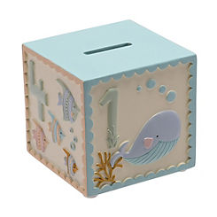 Resin Sea Cube Money Box by Petit Cheri