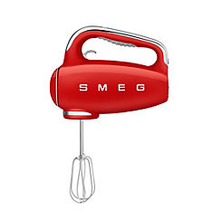Retro HMF01RDUK Hand Mixer with 3 Accessories - Red by SMEG