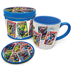 Retro Mug in Tin Gift Set by Marvel