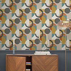 Retro Shapes Geo Wallpaper by Next