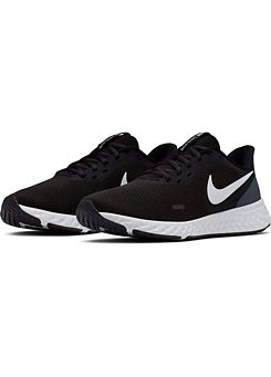 nike revolution 3 black and gold