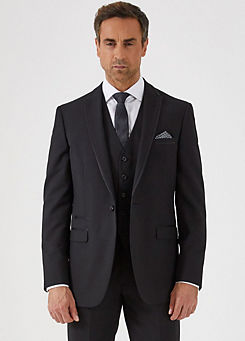 Ronson Black Tailored Fit Dinner Jacket by Skopes