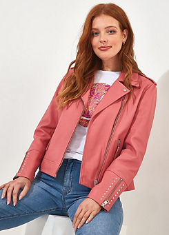 Rosalie Leather Jacket by Joe Browns