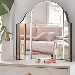 Rose Gold Dressing Table Mirror by Freemans