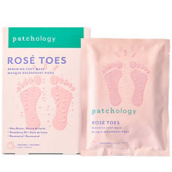 Rosé Toes Renewing Foot Mask by Patchology
