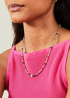 Round Beaded Necklace by Accessorize