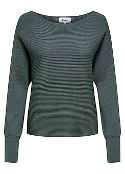 Round Neck Long Sleeve Jumper by Only