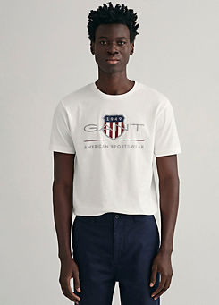 Round Neck Short Sleeve T-Shirt by Gant