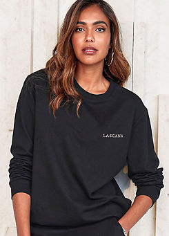 Round Neck Sweatshirt by LASCANA
