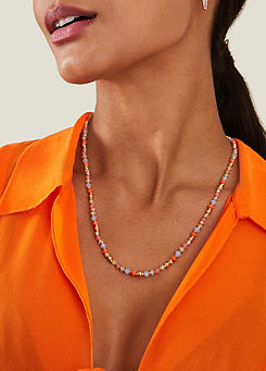 Rounded Beaded Necklace by Accessorize