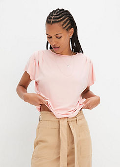 Ruched Boxy Top by bonprix