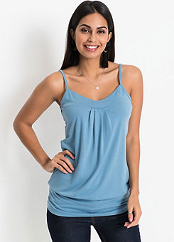 Ruched Cami Strap Top by bonprix