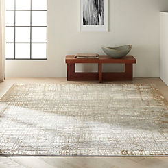 Rush Ivory Taupe Rug by Calvin Klein