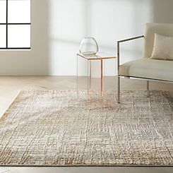 Rush Ivory Taupe Rug by Calvin Klein