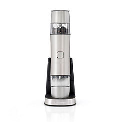 SG6SU Rechargeable Seasoning Mill Electric Salt & Pepper Grinder - Frosted Pearl by Cuisinart