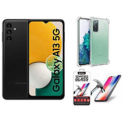 SIM Free Galaxy A13 5G 64GB Mobile Phone - Black - Case Bundle by Samsung