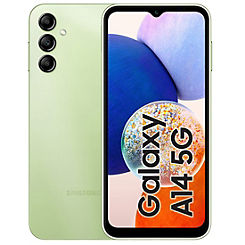 SIM Free Galaxy A14 5G 64Gb Mobile Phone - Light Green by Samsung