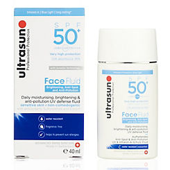 SPF50+ Anti-Pollution Face Fluid 40ml by Ultrasun