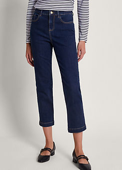 Safaia Cropped Denim Jeans by Monsoon