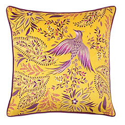 Saffron Bird Of Paradise 50 x 50cm Filled Cushion by Sara Miller