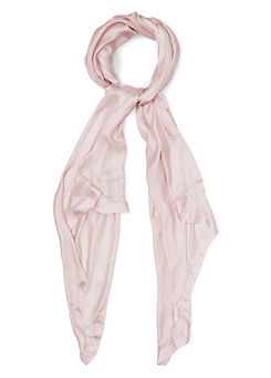 Satin Trim Scarf by Phase Eight