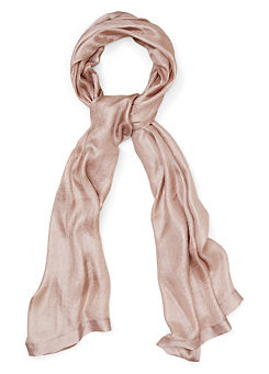Satin Trim Scarf by Phase Eight