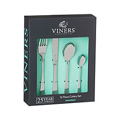 Savannah Stainless Steel 16 Piece Cutlery Set by Viners