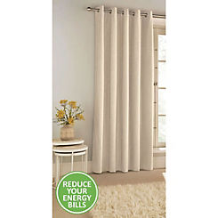 Savoy Chenille Single Blackout Thermal Door Curtain by Tyrone