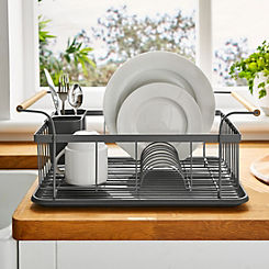 Scandi Stainless Steel Dish Rack by Tower