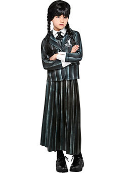 School Uniform Girl’s Fancy Dress Costume by Wednesday