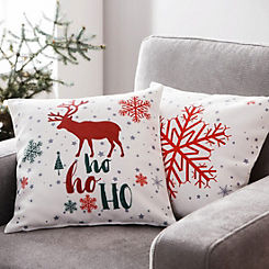 Senna Pack of 2 Christmas Cushion Covers by My Home