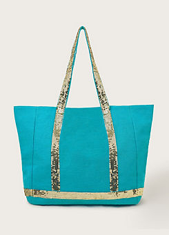 Sequin Canvas Bag by Monsoon