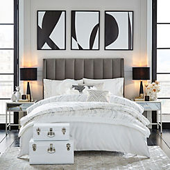 Serenity Sequin Duvet Cover Set by STAR by Julien Macdonald