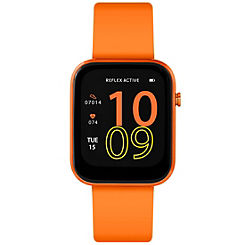 Series 12 Orange Strap Smart Watch by Reflex Active