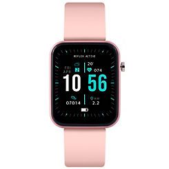 Series 13 Pink Silicone Smart Watch by Reflex Active