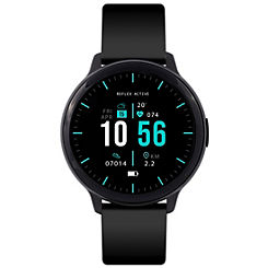 Series 14 Black Silicone Smart Watch by Reflex Active